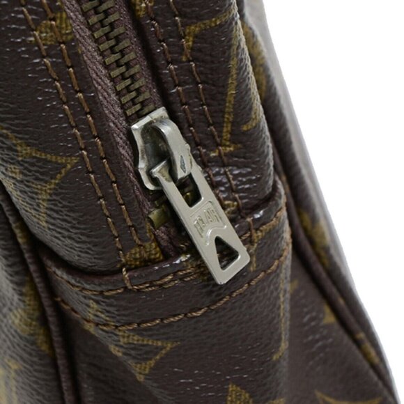 LOUIS VUITTON Trousse Toilette 28 Clutch Hand Bag Monogram Brown - Picture 8 of 14